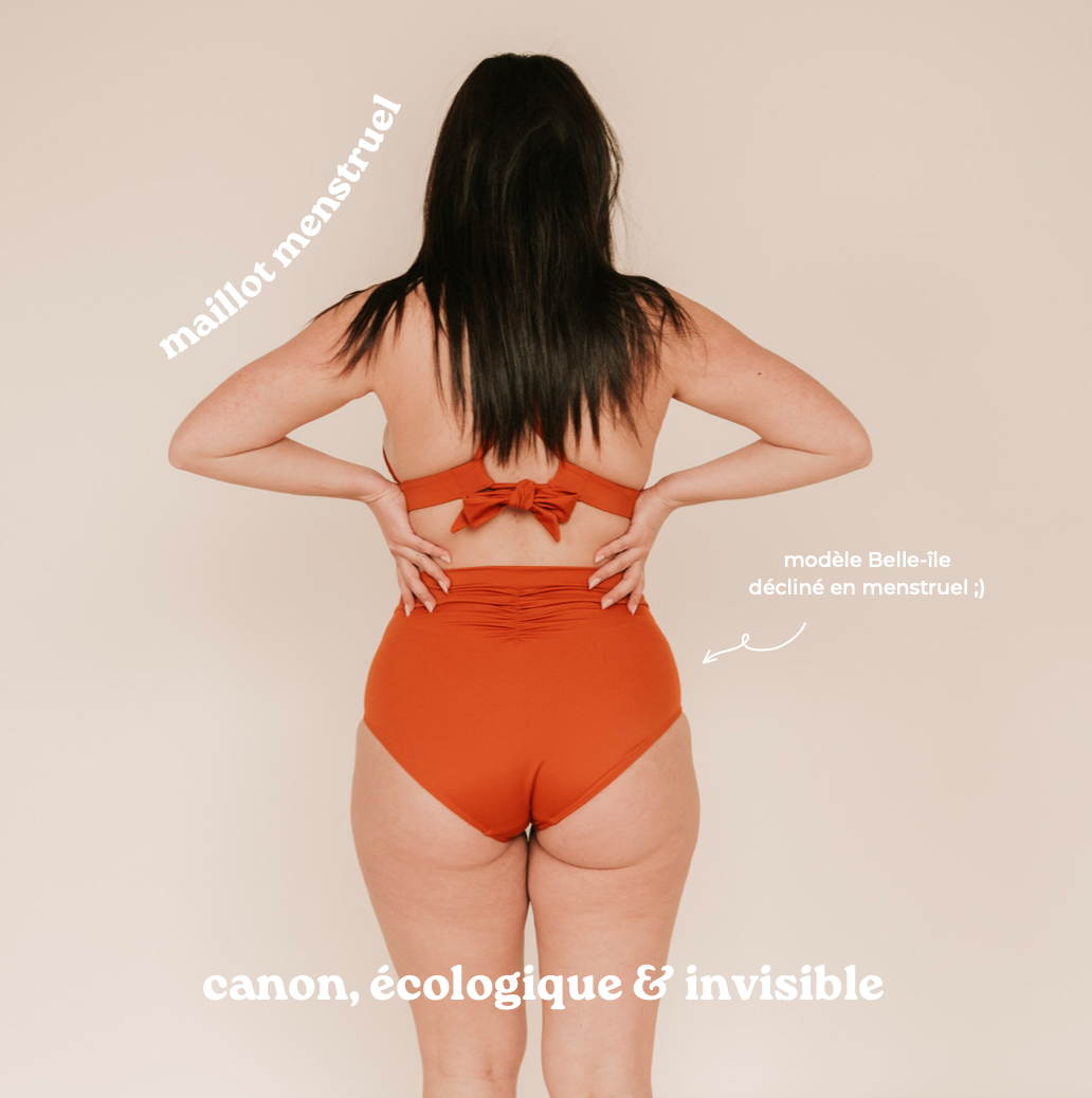 Hot menstrual swimsuit for your period Maline Bodywear Maline Bodywear