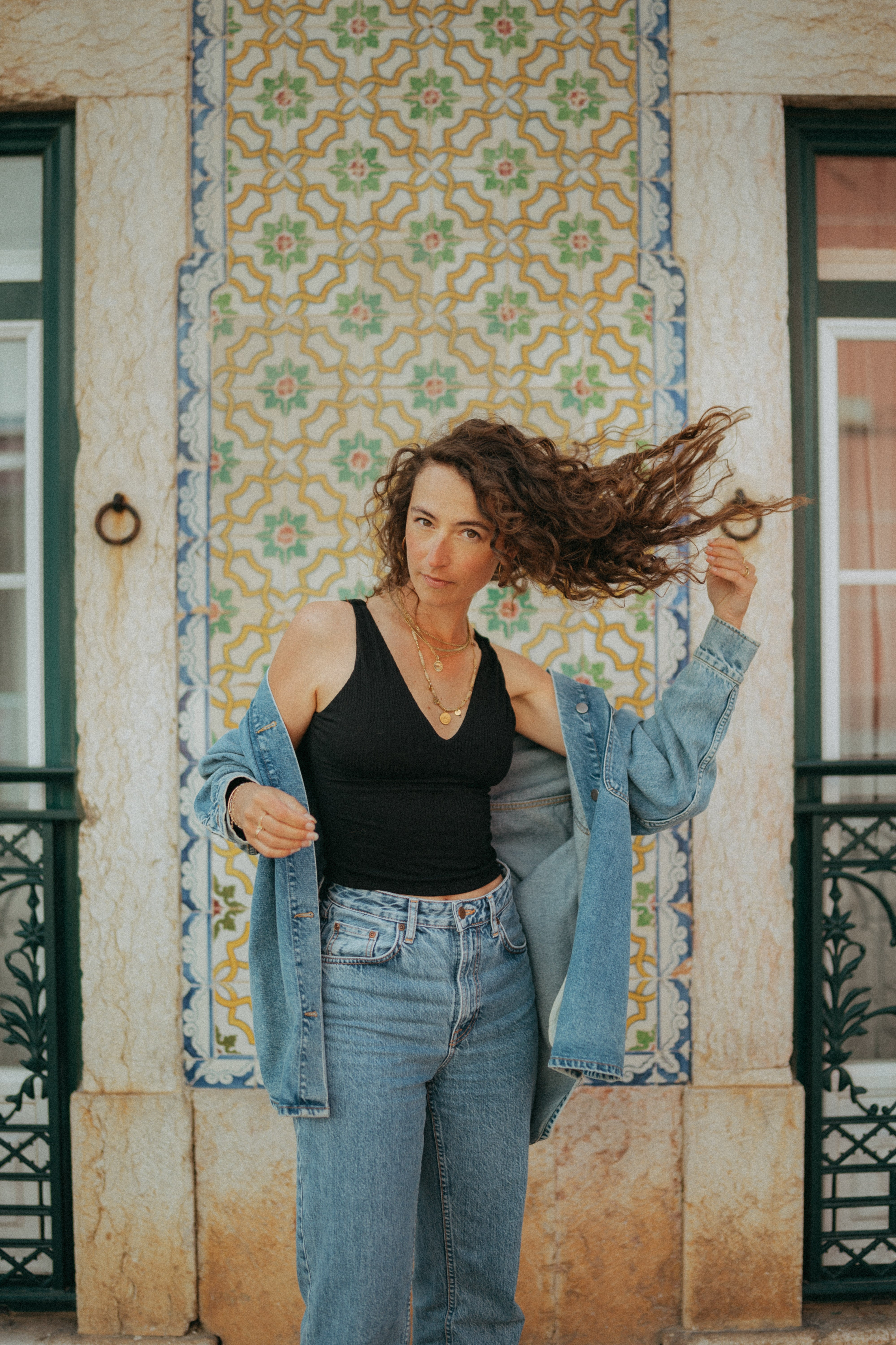 The Solis top in intense black