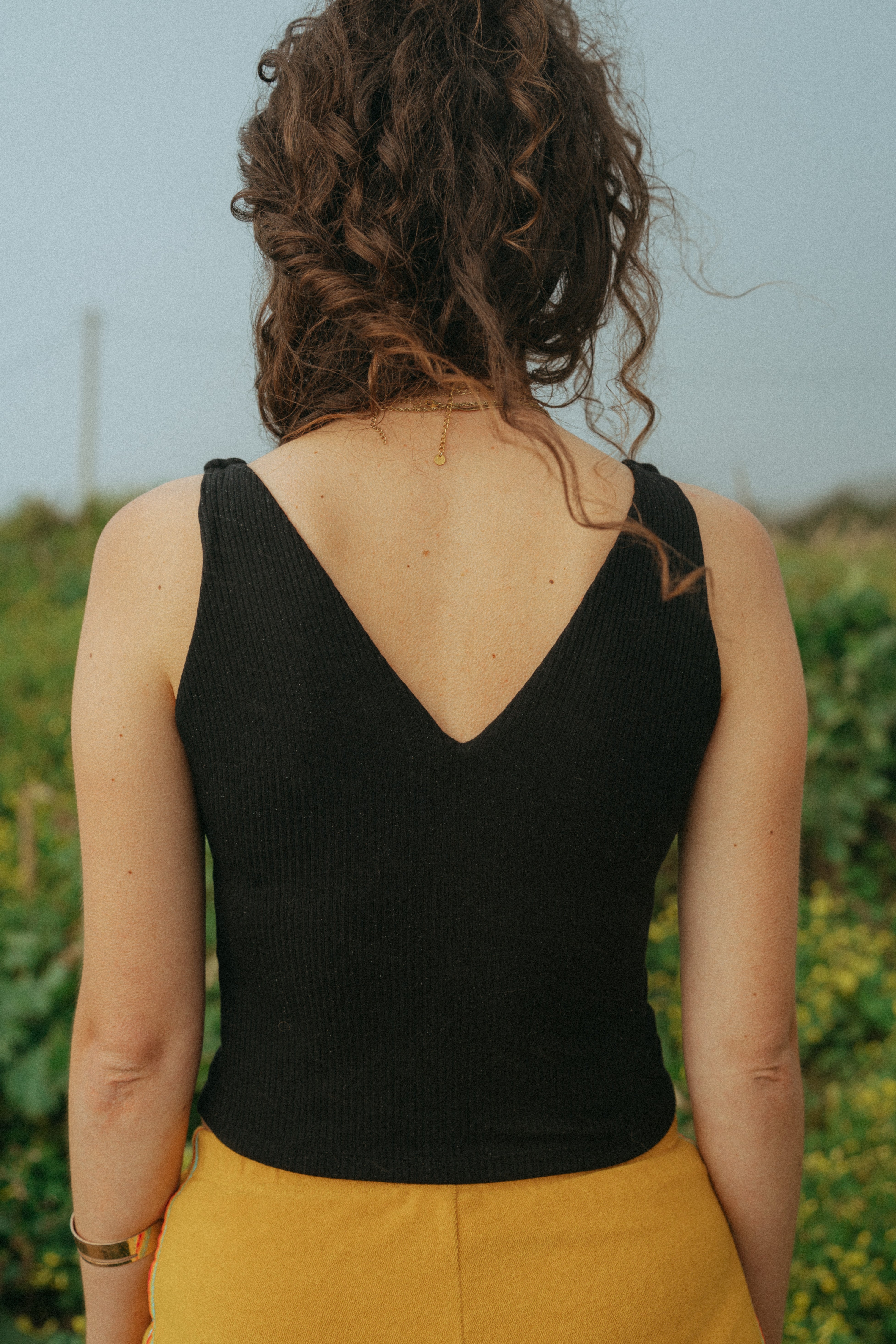 The Solis top in intense black