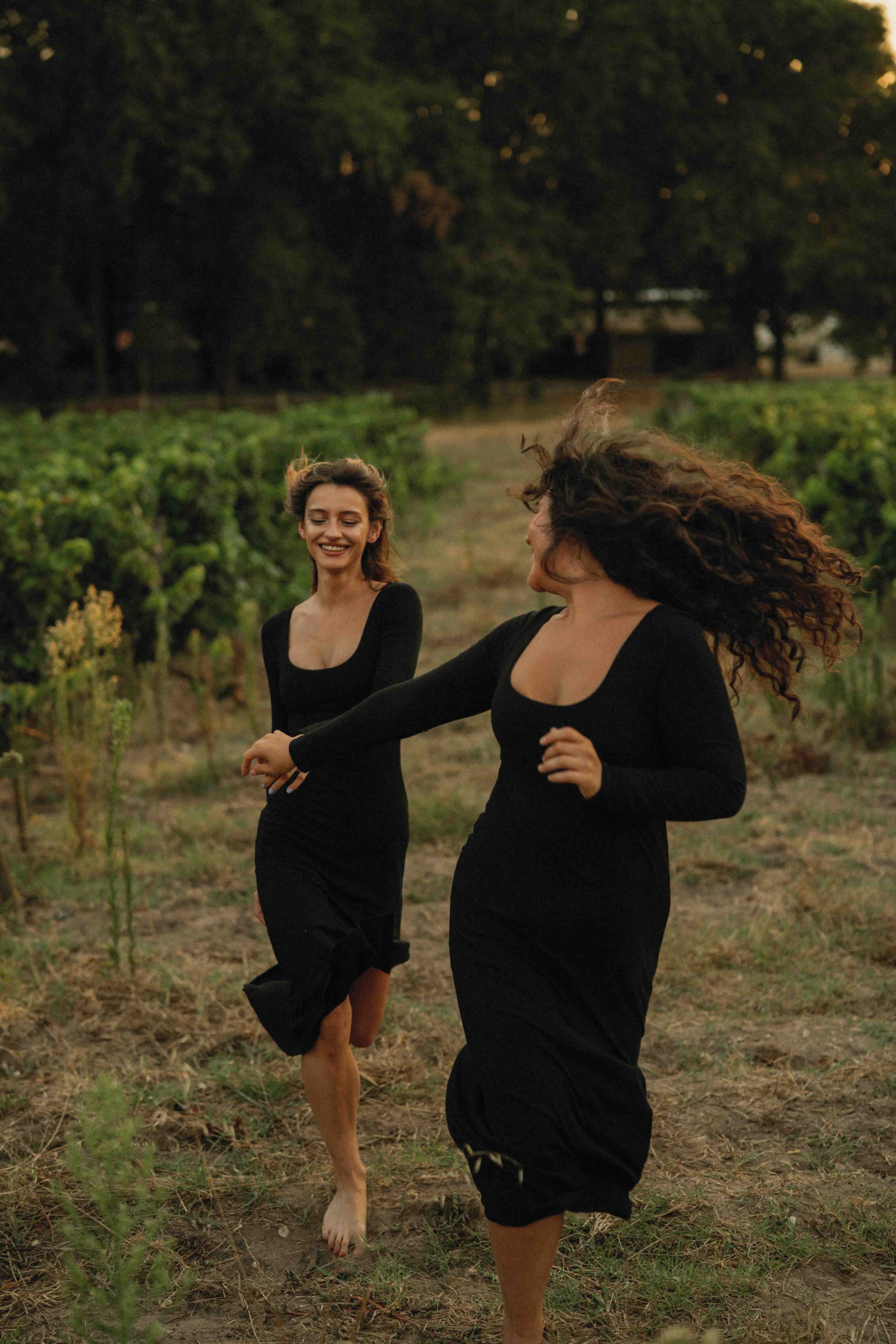 Robe sélène noire réversible