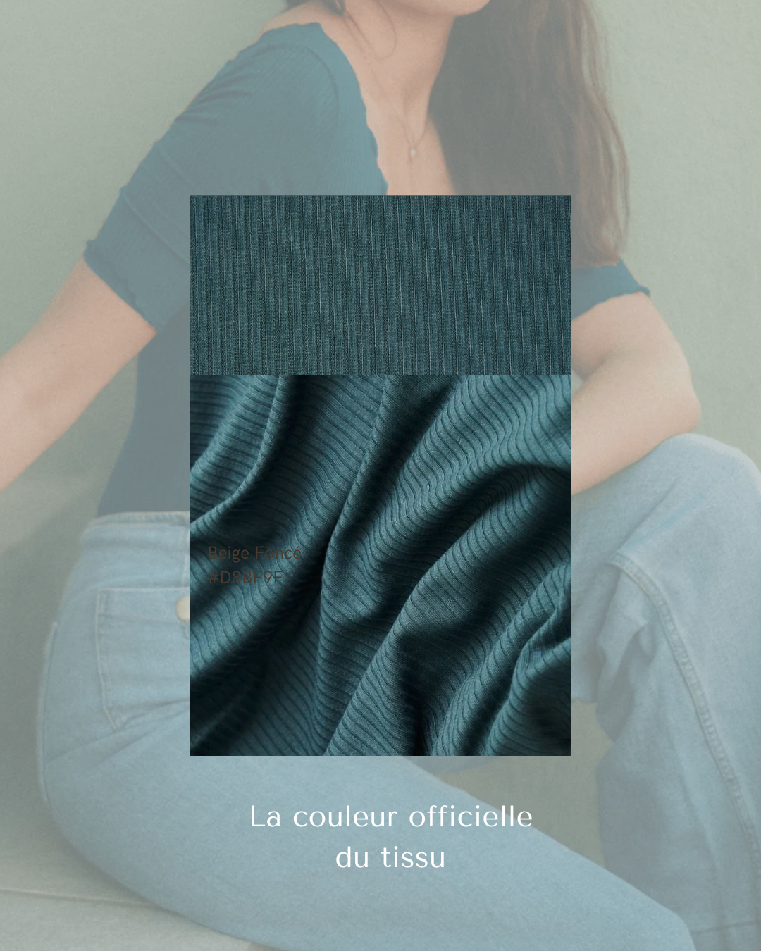 Body Clara manches courtes bleu lagon