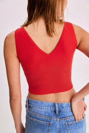 Top mini Solis rouge