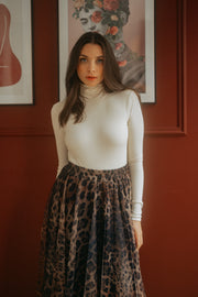 Pauline cream turtleneck bodysuit 