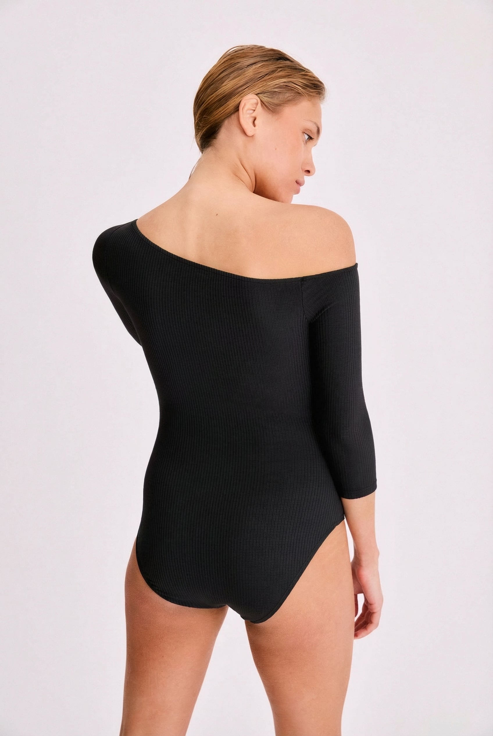 Body Héloïse asymétrique noir