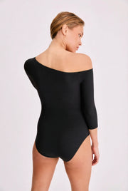 Body Héloïse asymétrique noir