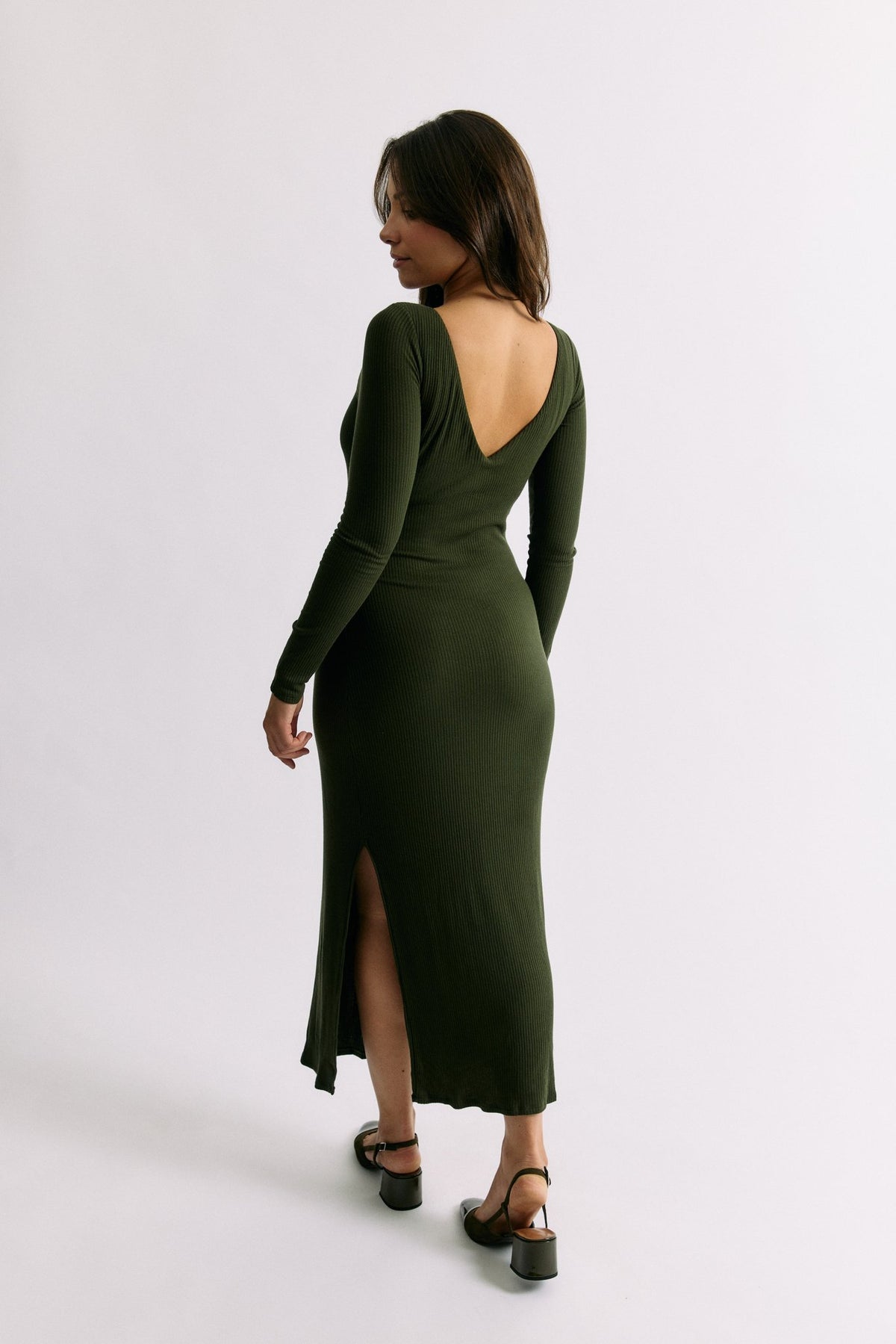 Robe Ambre vert sylve