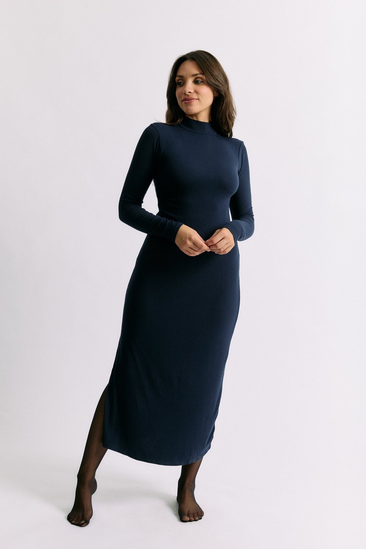Robe Mina bleu marine