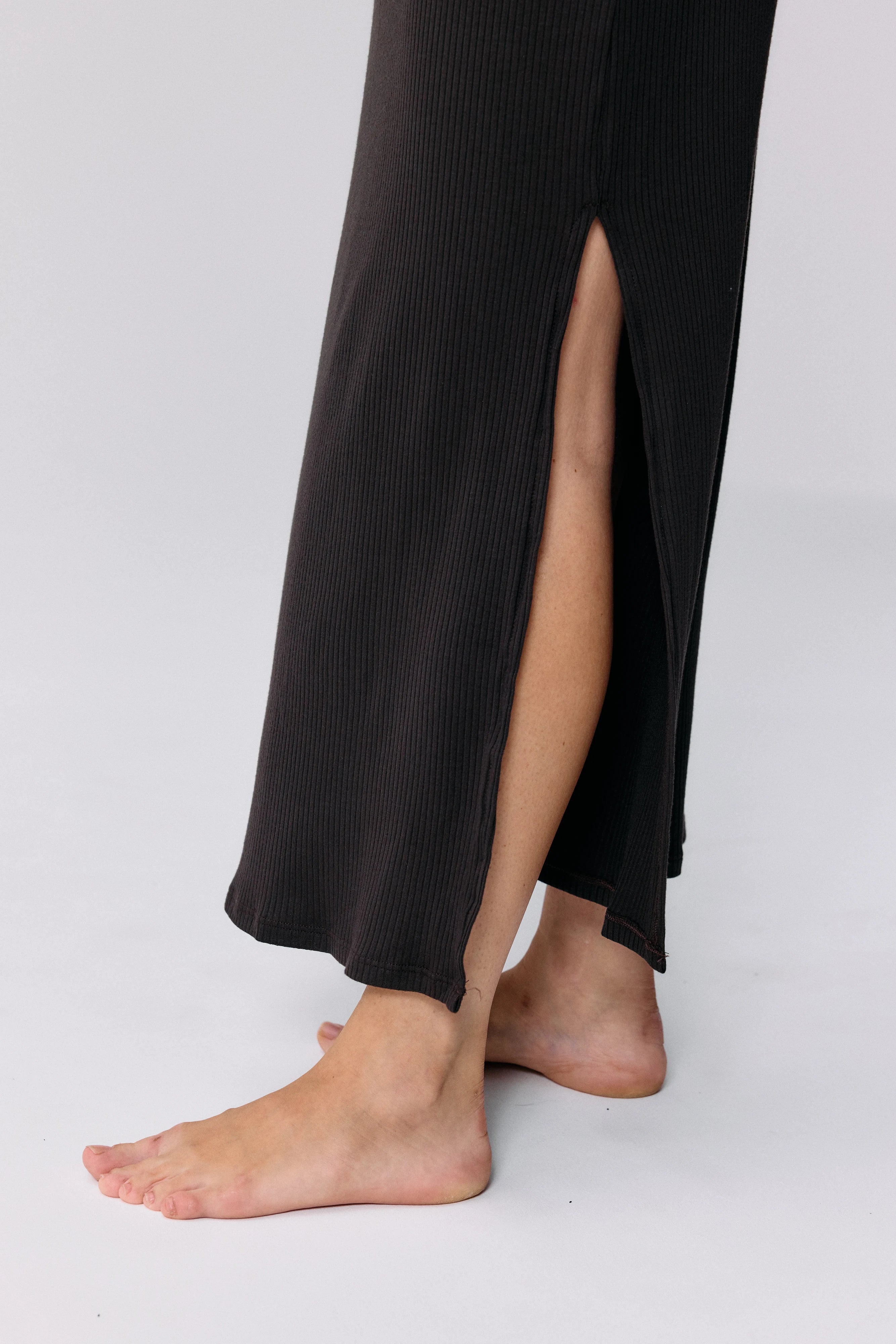 Robe Sélène truffe Maline Bodywear, détail de la matière, collection Seconde Nature