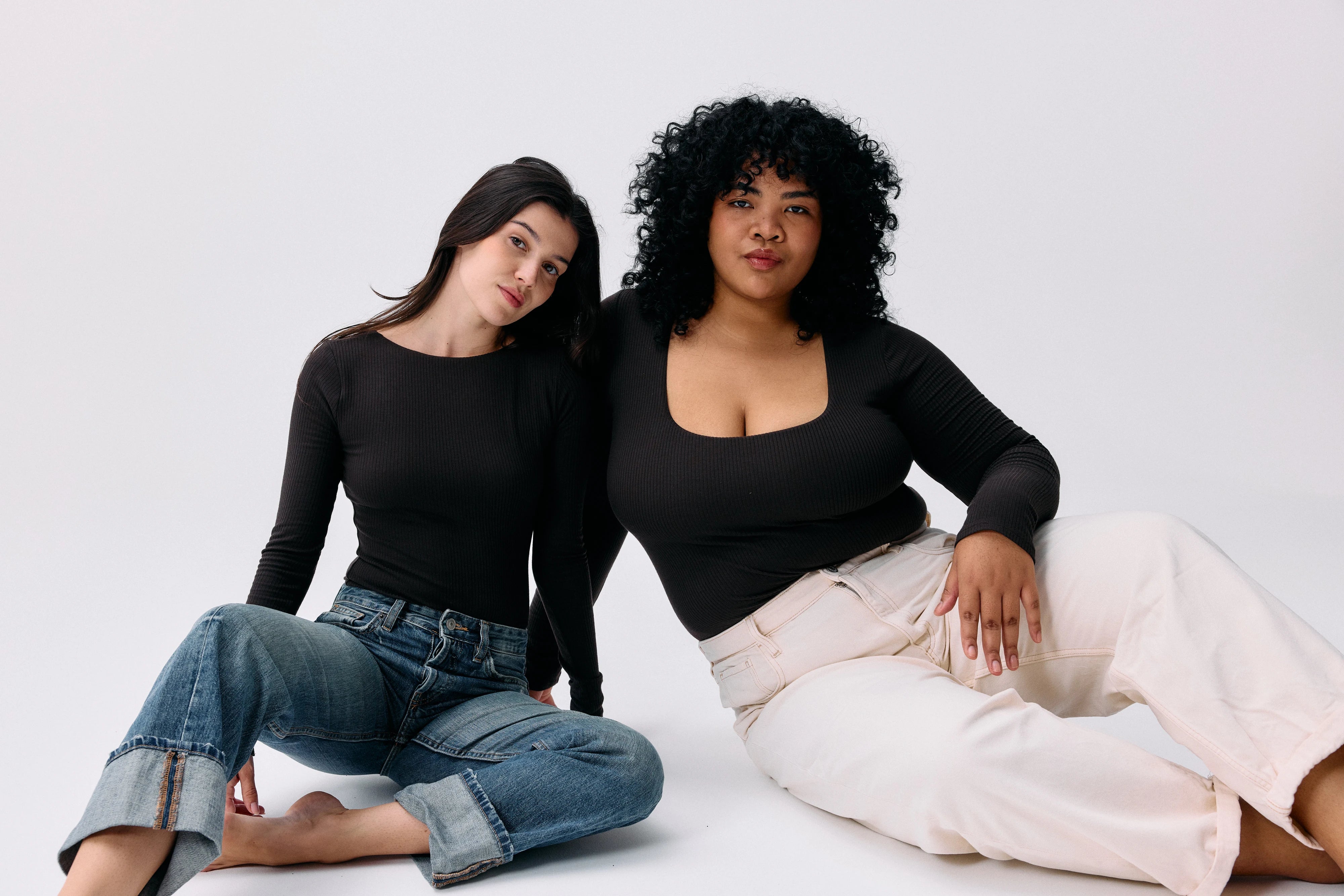 Top Isaure truffe Maline Bodywear, porté en look complet, collection Seconde Nature