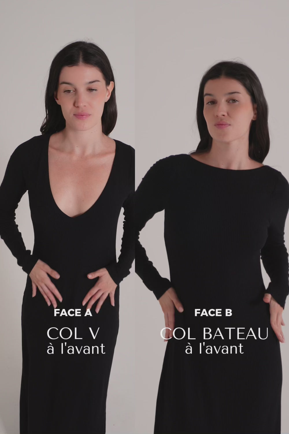Charger la vidéo : Robe Ambre noir