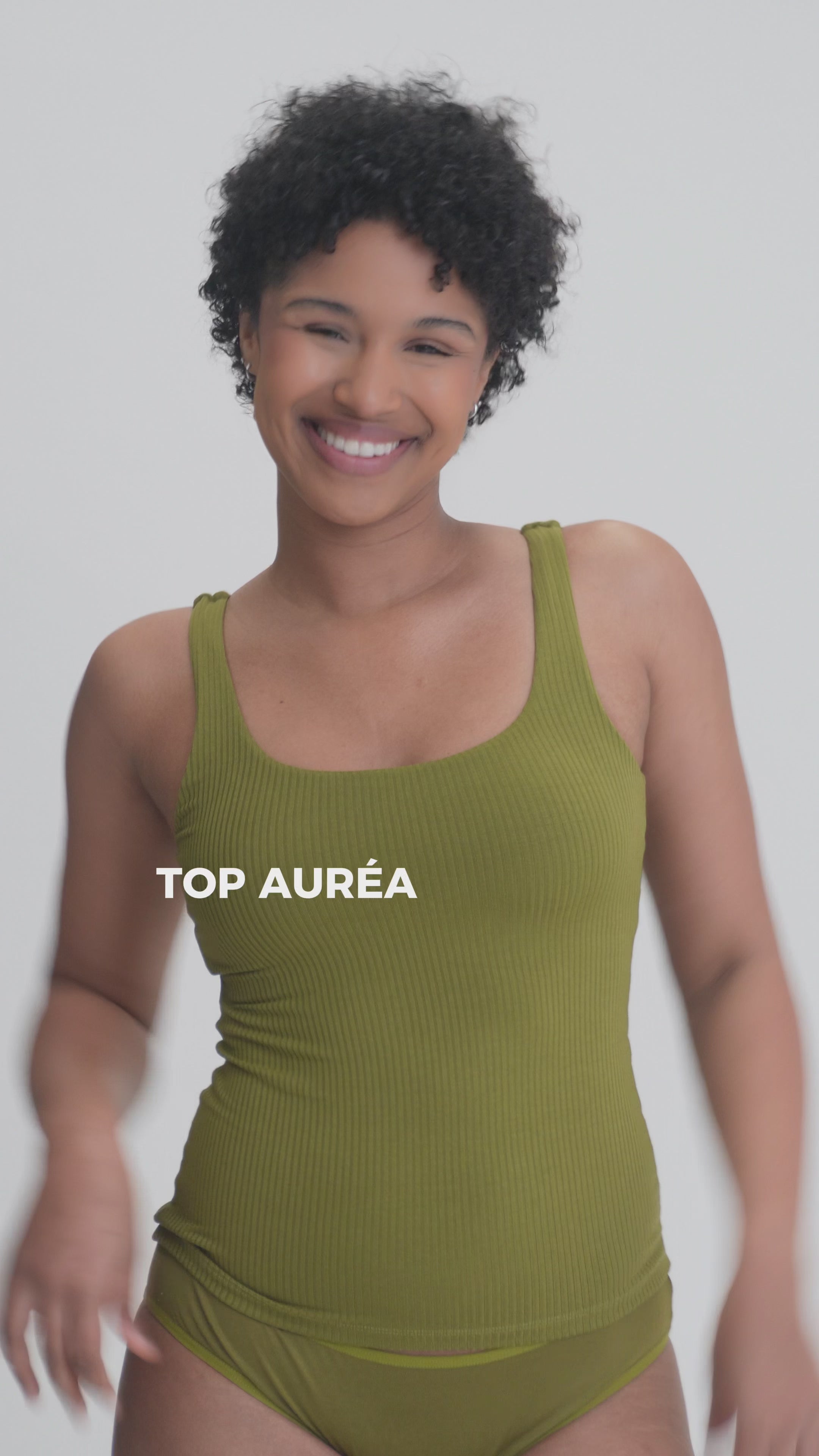 Charger la vidéo : Top Aurea olive