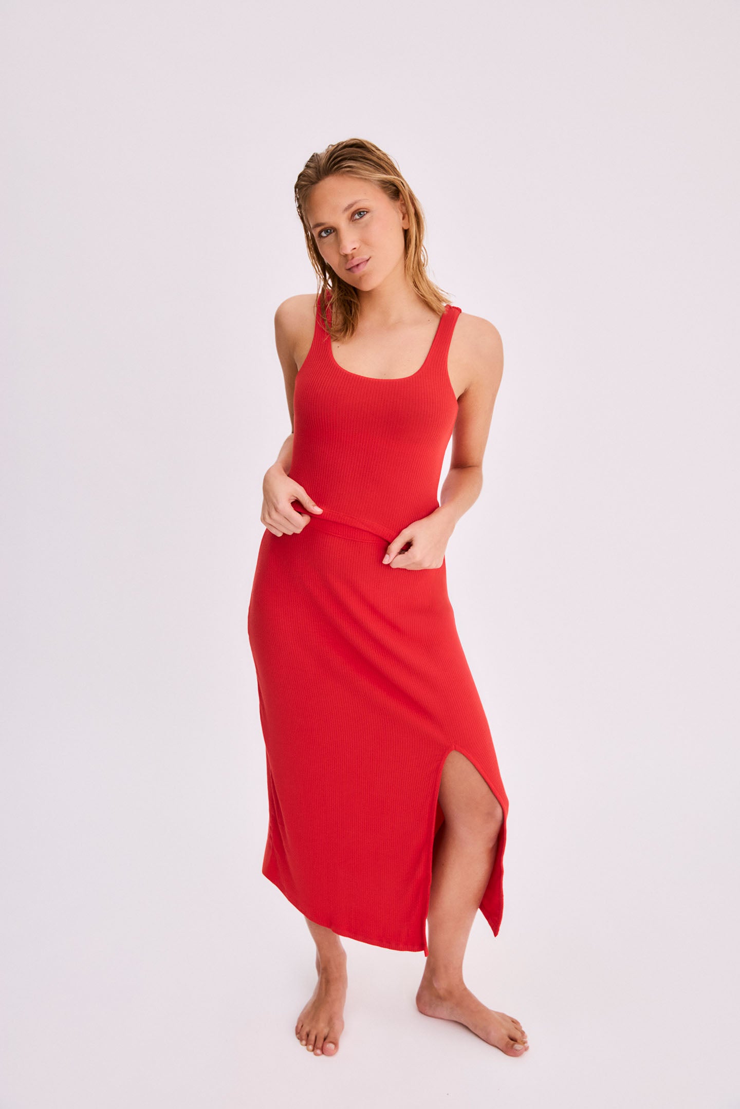 Jupe Sereia rouge baie