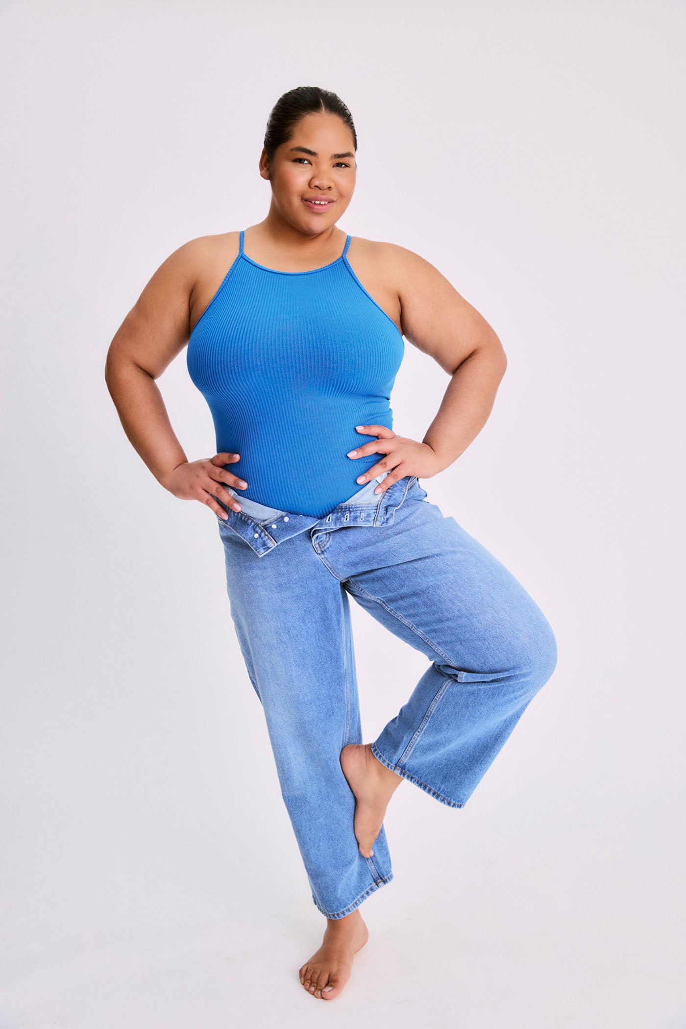 Top Marcelle bleu impulsion