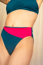 Culotte taille haute Anaa Bleue zénith